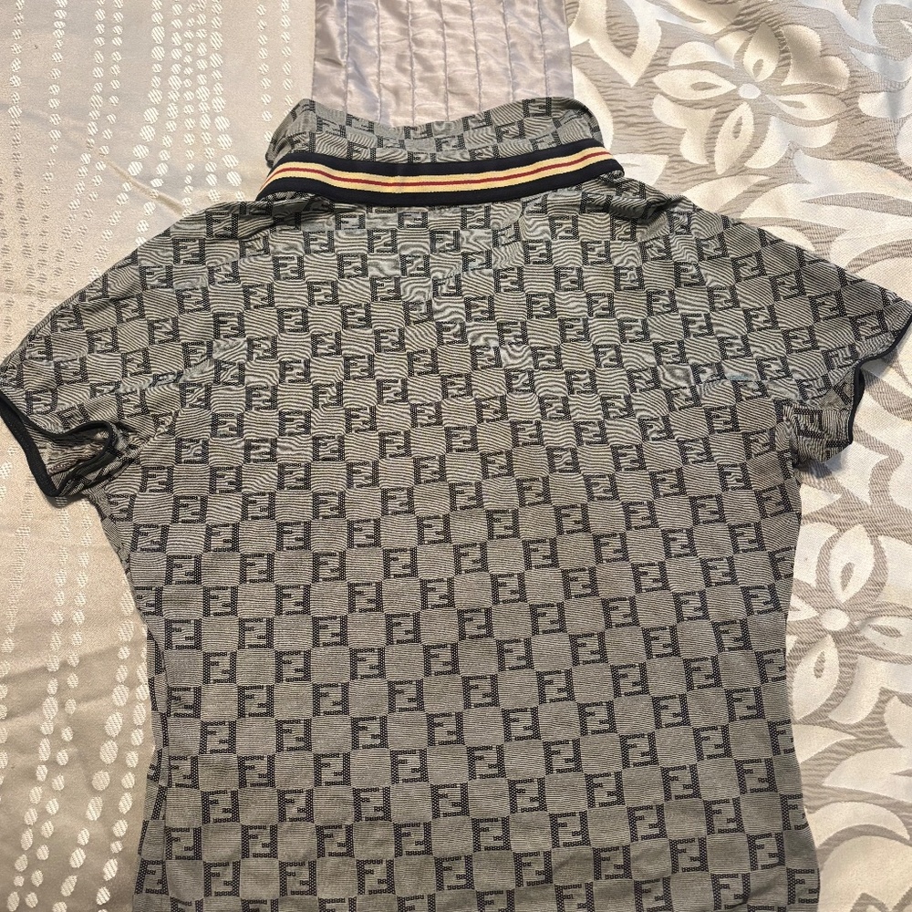 90s Fendi Zucca Polo - Picture 2 of 7